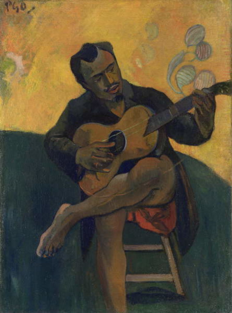 Detail of The Guitarist, 1894 by Paul Gauguin