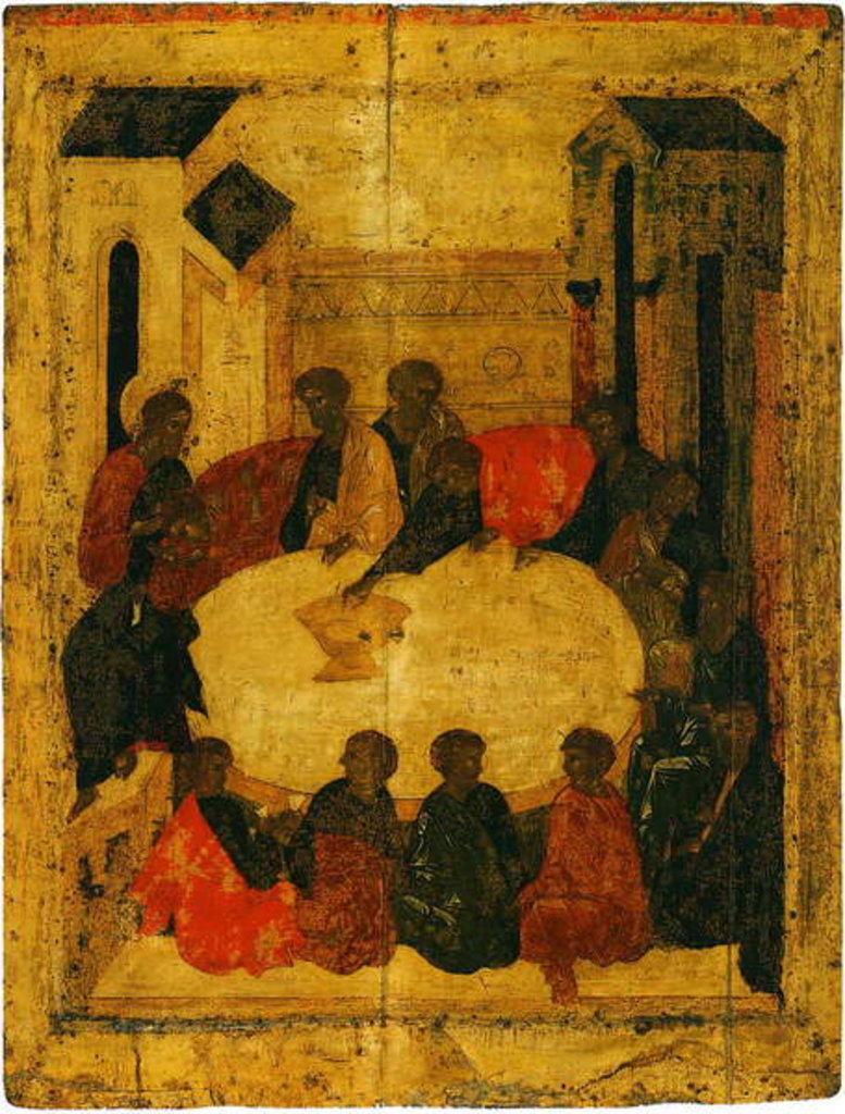 Detail of The Last Supper by School Russian