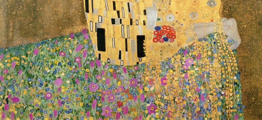 Detail of The Kiss, 1907-08 by Gustav Klimt