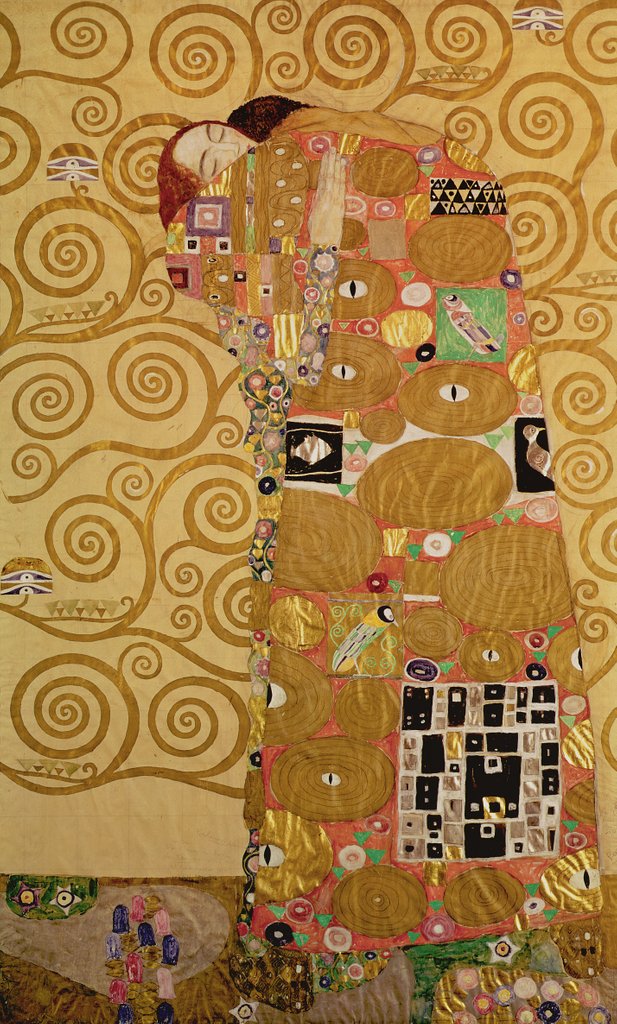 Detail of Fulfilment c.1905-09 by Gustav Klimt