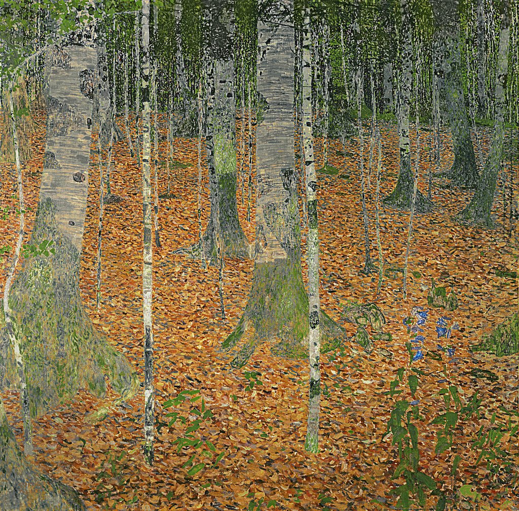 Detail of The Birch Wood, 1903 by Gustav Klimt