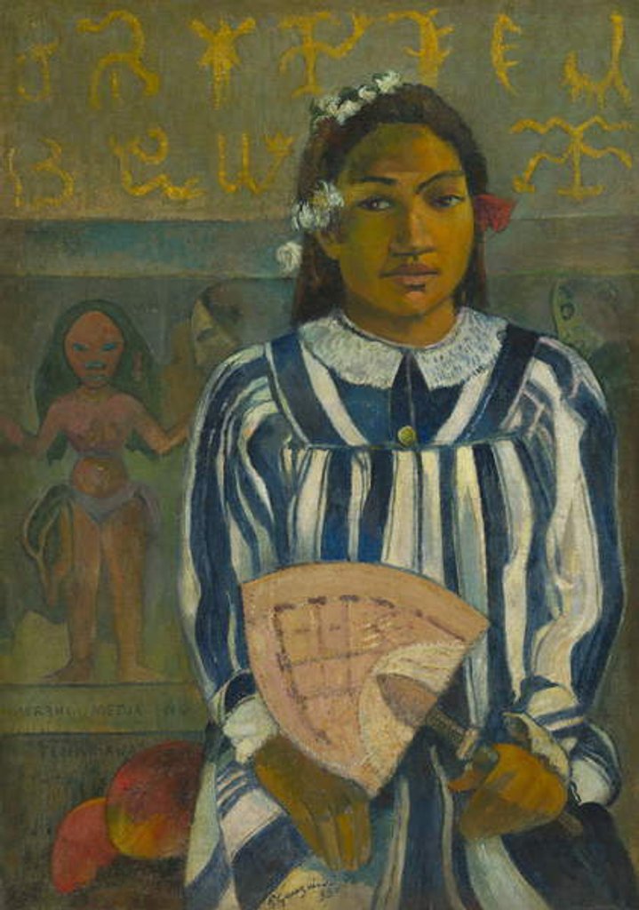 Detail of The Ancestors of Tehamana or Tehamana Has Many Parents, 1893 by Paul Gauguin