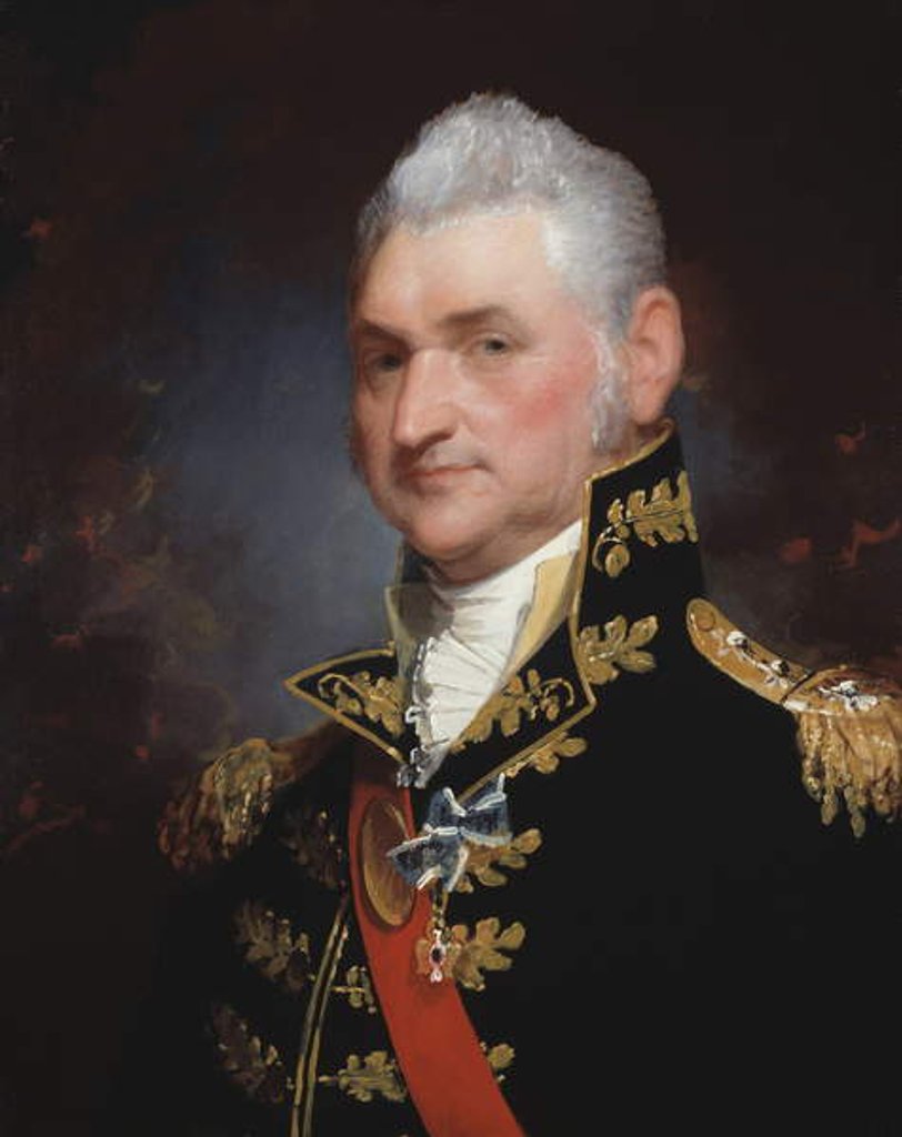 Detail of Major-General Henry Dearborn, 1812 by Gilbert Stuart