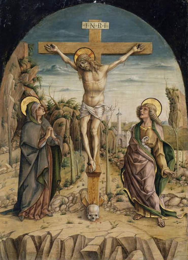 Detail of The Crucifixion, c.1487 by Carlo Crivelli