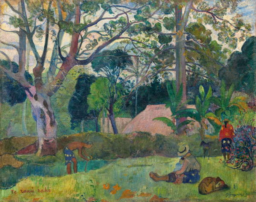 Detail of The Big Tree, 1891 by Paul Gauguin