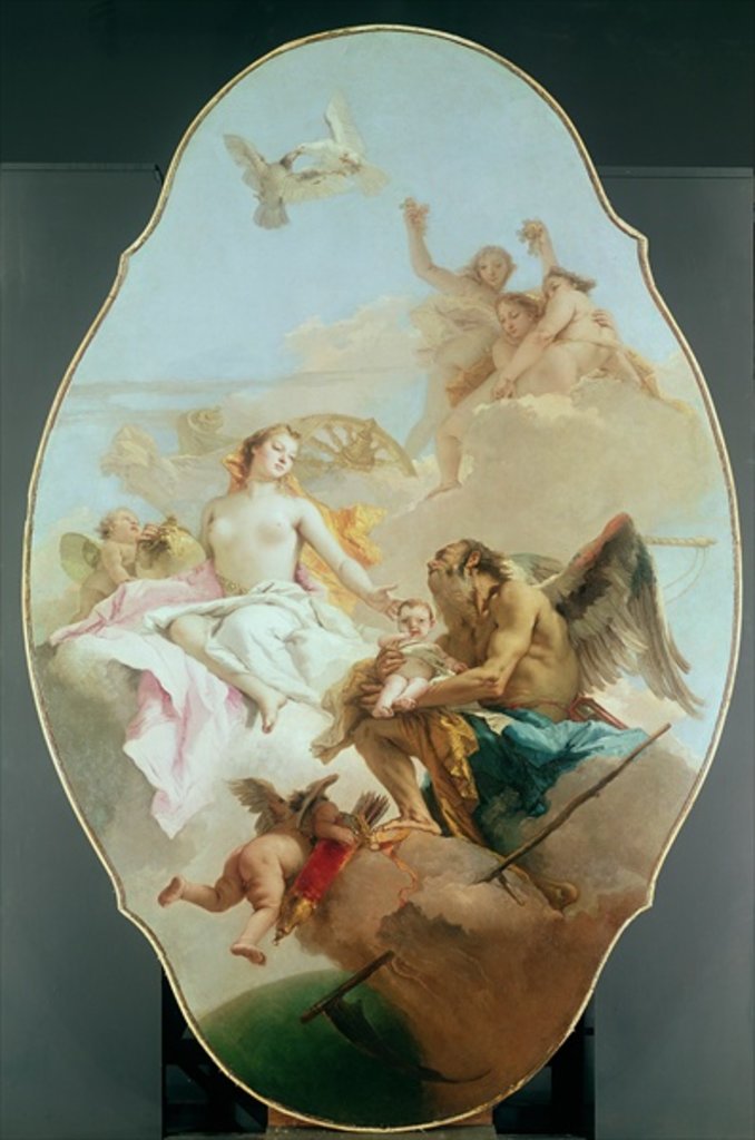 Detail of An Allegory with Venus and Time, c.1754-58 by Giovanni Battista (1696-1770) Tiepolo