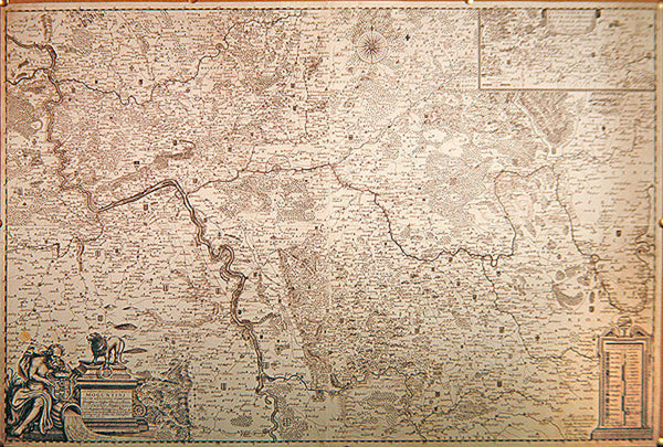 Map of the Archbishopric and Electorate of Mainz, c. 1695 posters ...