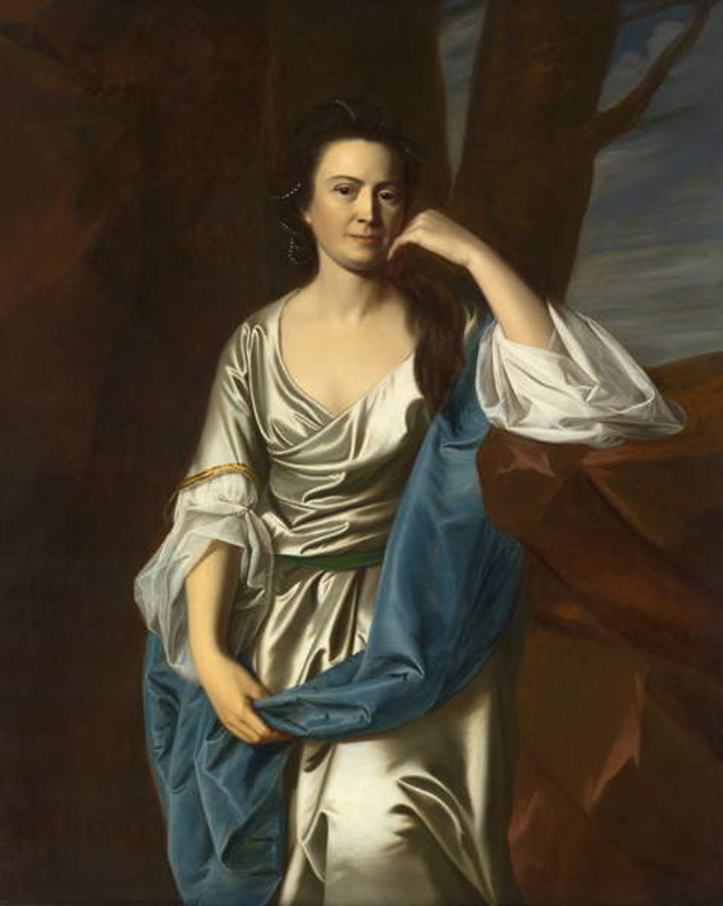 Detail of Catherine Greene, 1769 by John Singleton Copley