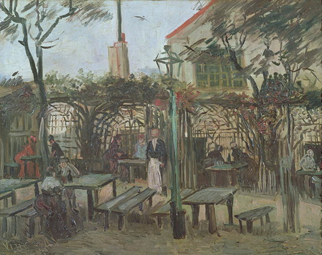 Detail of Pleasure Gardens at Montmartre, 1886 by Vincent van Gogh