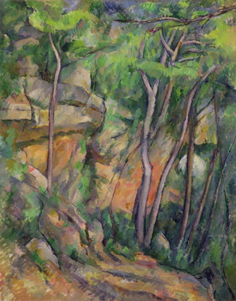 Detail of In the Park of Chateau Noir, c.1896-99 by Paul Cezanne