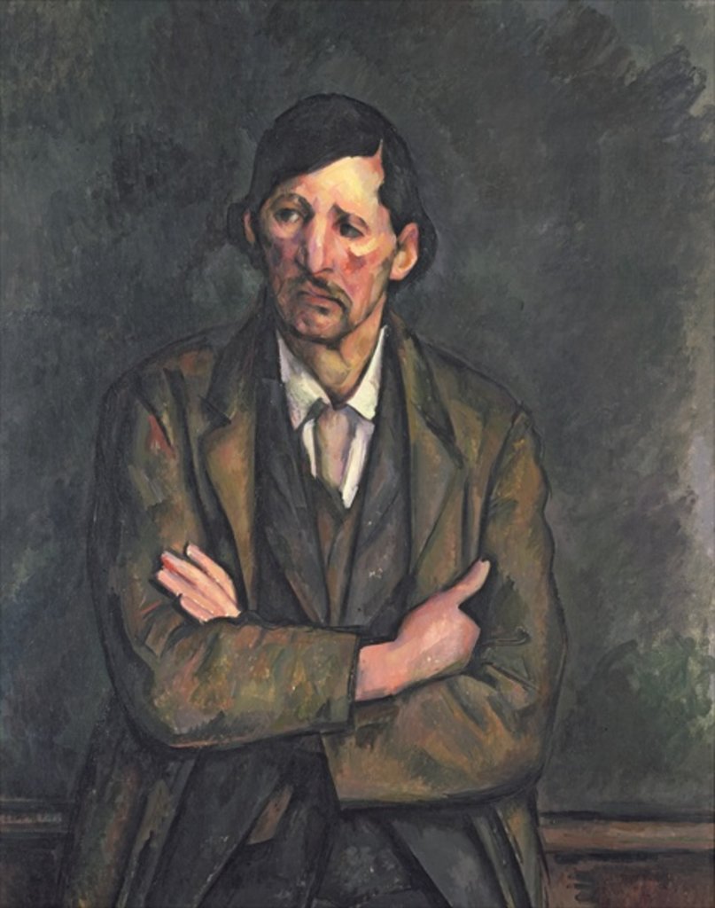 Detail of Man with Crossed Arms, c.1899 by Paul Cezanne