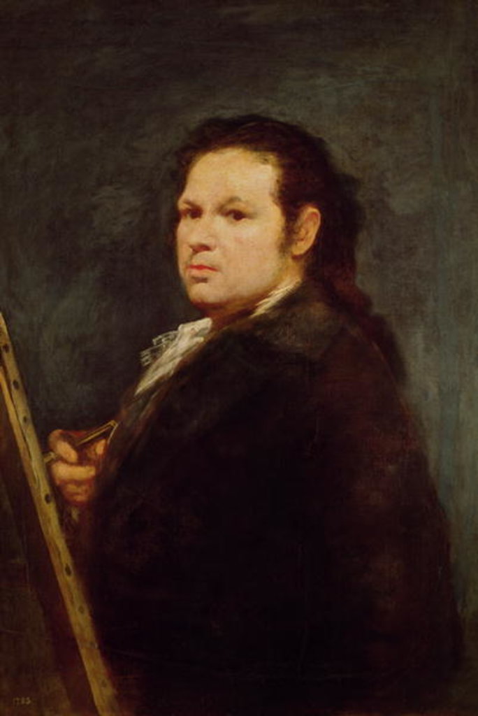 Detail of Self portrait, 1783 by Francisco Jose de Goya y Lucientes