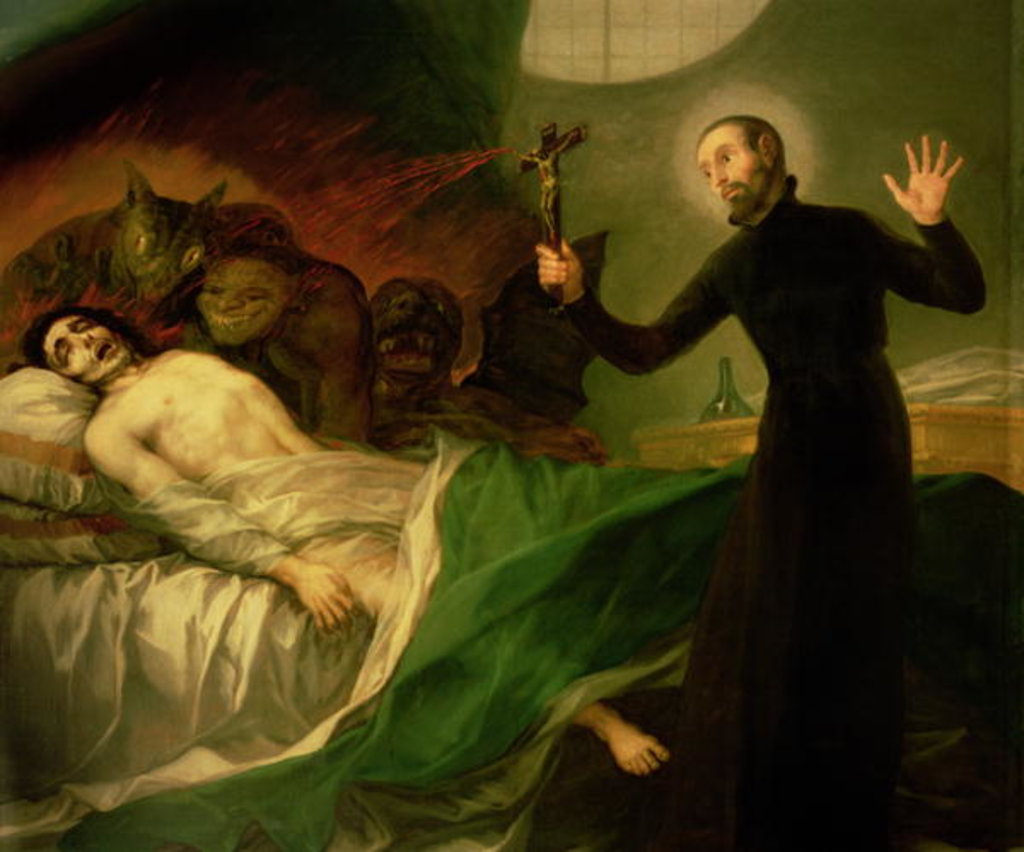 Detail of St. Francis Borgia Helping a Dying Impenitent, 1795 by Francisco Jose de Goya y Lucientes