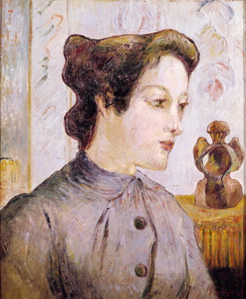 Detail of Portrait of a Young Woman, 1886 by Paul Gauguin