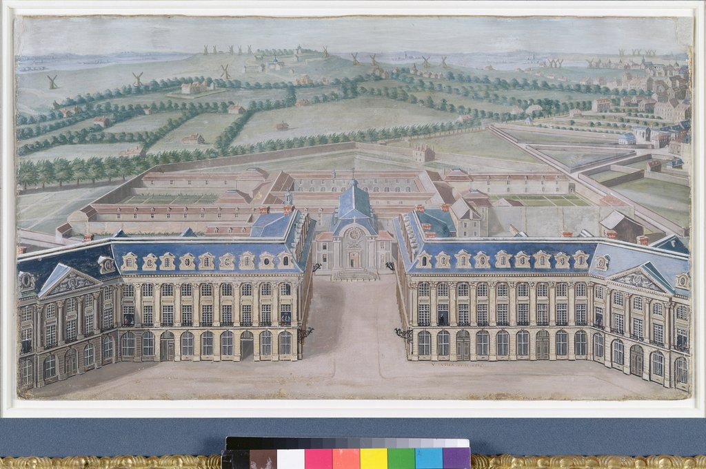 Detail of Place Louis-le-Grand and the Capuchin Convent, c.1705 by V. Antier