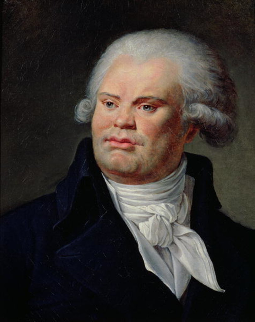 Detail of Portrait of Georges Danton by French School