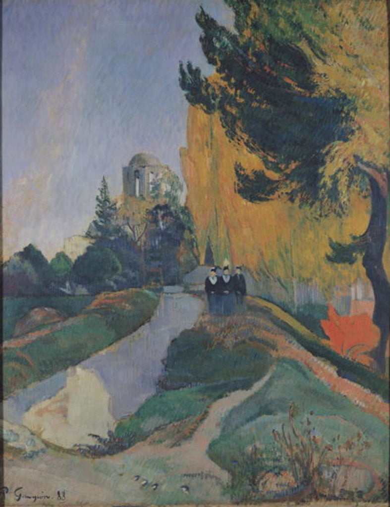 Detail of The Alyscamps, Arles by Paul Gauguin