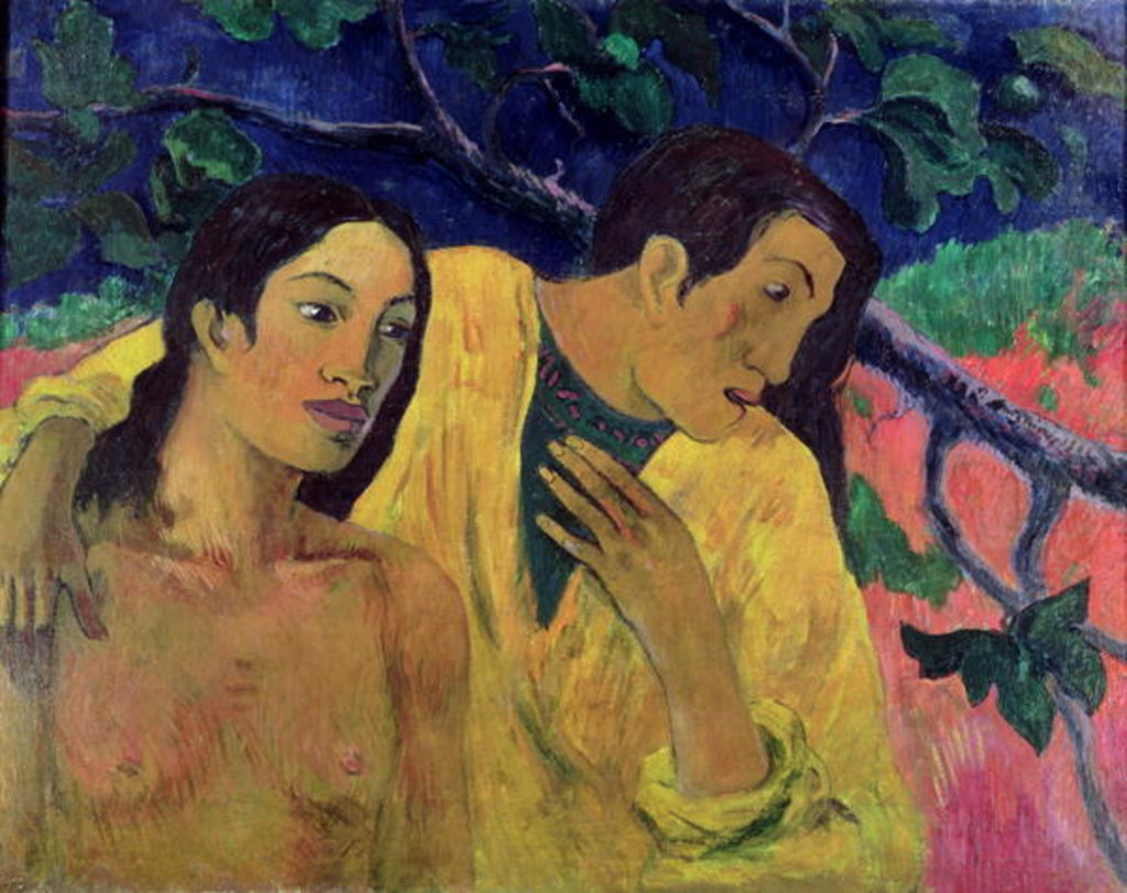 Detail of The Flight or Tahitian Idyll, 1902 by Paul Gauguin