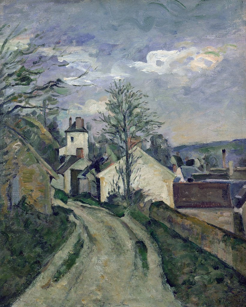 Detail of The House of Doctor Gachet at Auvers, 1872-73 by Paul Cezanne