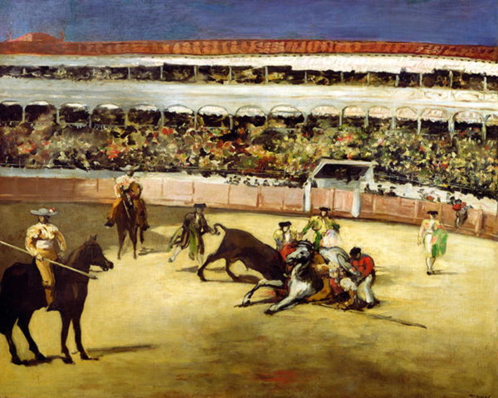 Detail of Bull Fight, 1865 by Edouard Manet