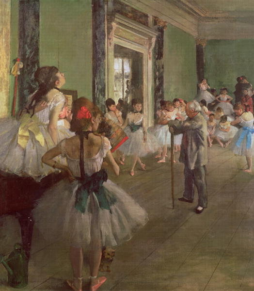 Detail of The Dancing Class, c.1873-76 by Edgar Degas