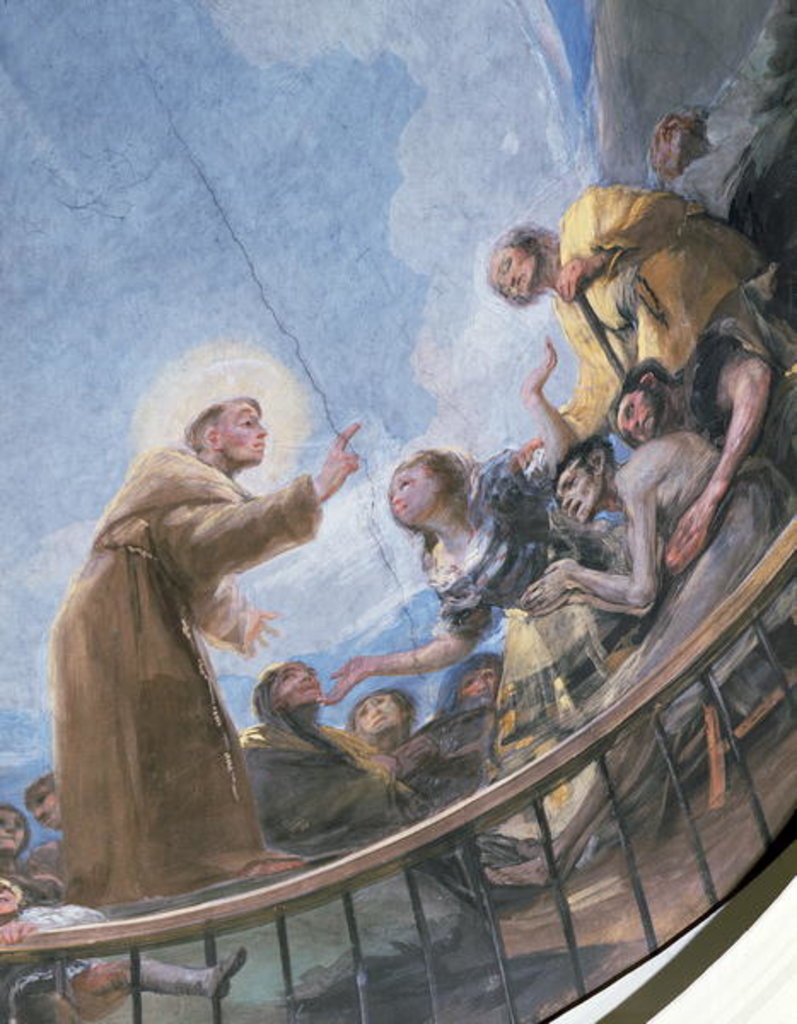 Detail of St. Anthony Preaching by Francisco Jose de Goya y Lucientes