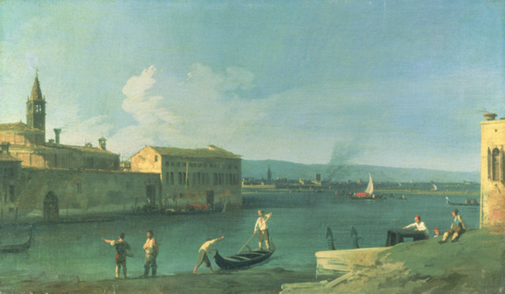 Detail of View of San Michele in Isola, Venice by Canaletto