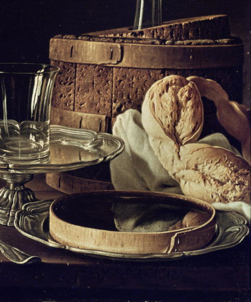 Detail of Still Life. The Snack by Luis Egidio Melendez