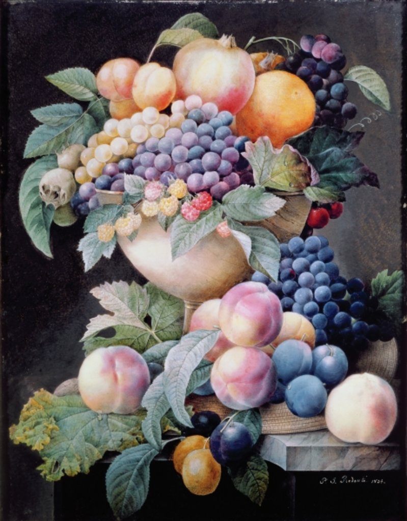 Detail of Fruits by Pierre-Joseph Redouté