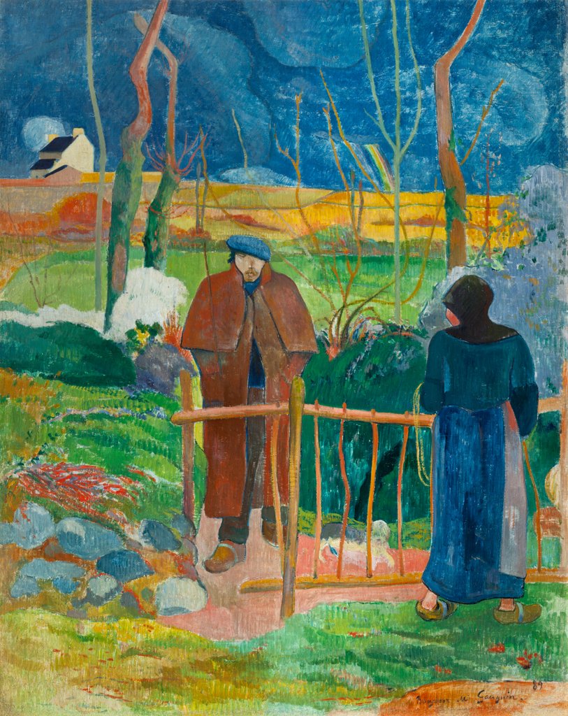 Detail of Bonjour, Monsieur Gauguin, 1889 by Paul Gauguin