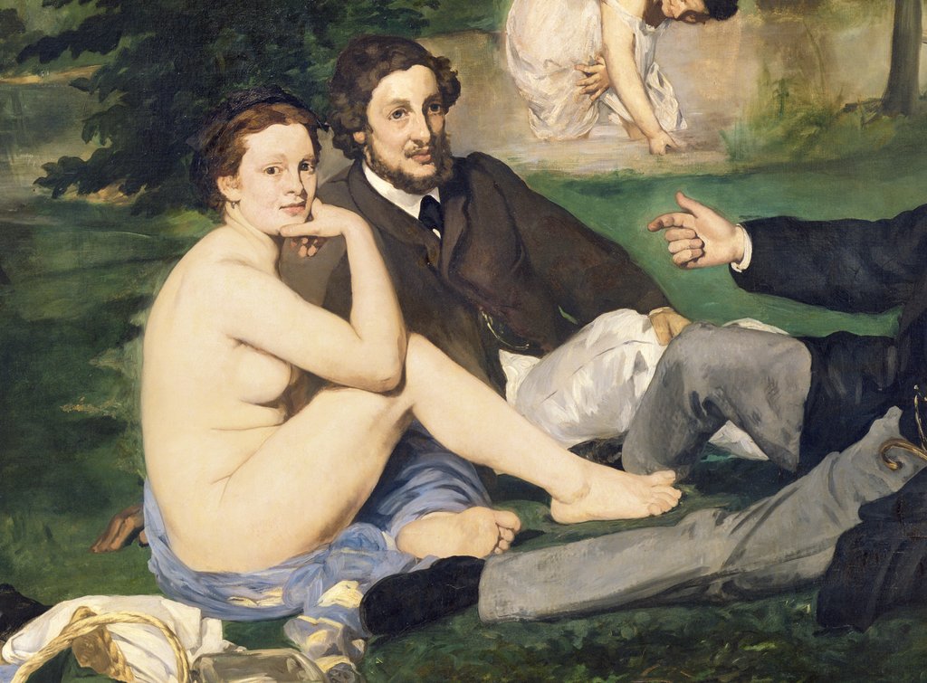 Detail of Dejeuner sur l'Herbe, 1863 by Edouard Manet