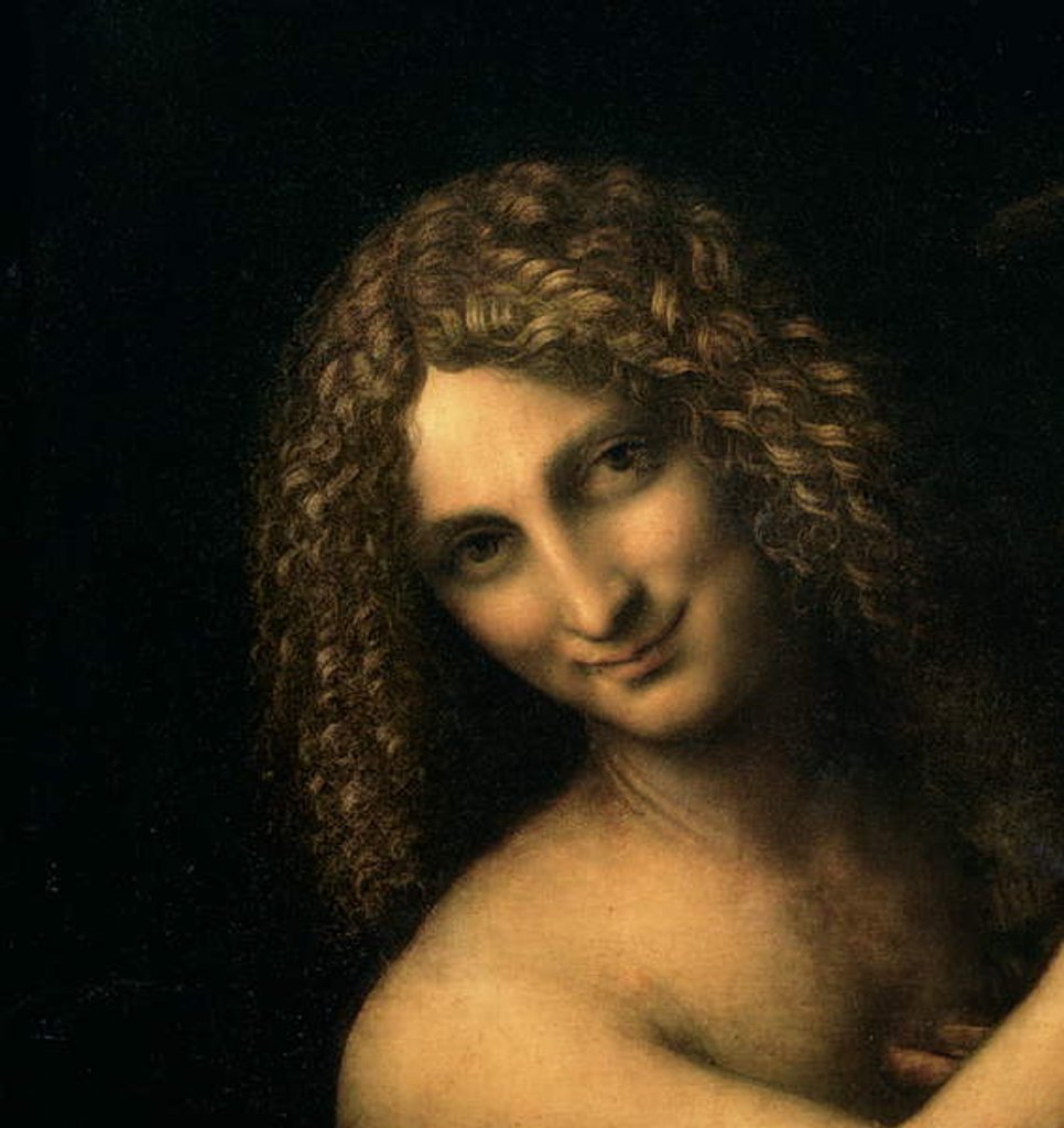 Detail of St. John the Baptist, 1513-16 by Leonardo da Vinci