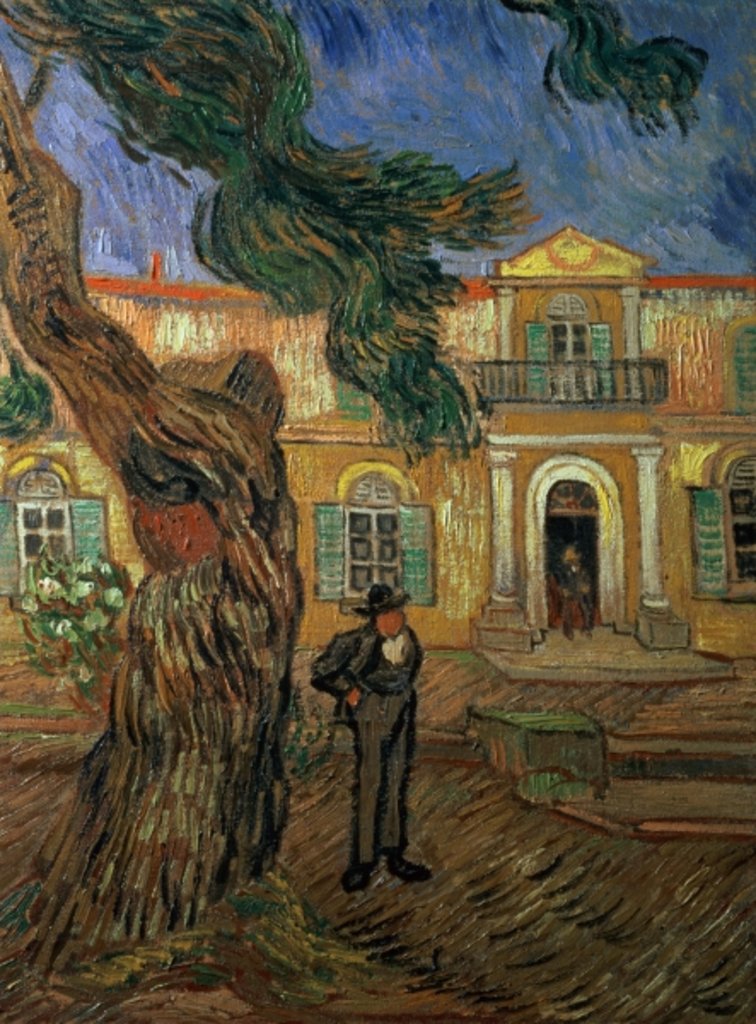 Detail of St. Paul's Hospital at St. Remy, 1889 by Vincent van Gogh