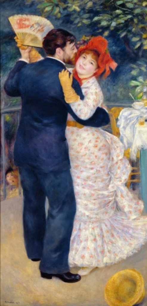 Detail of Dance in the Countryside, 1883 by Pierre Auguste Renoir