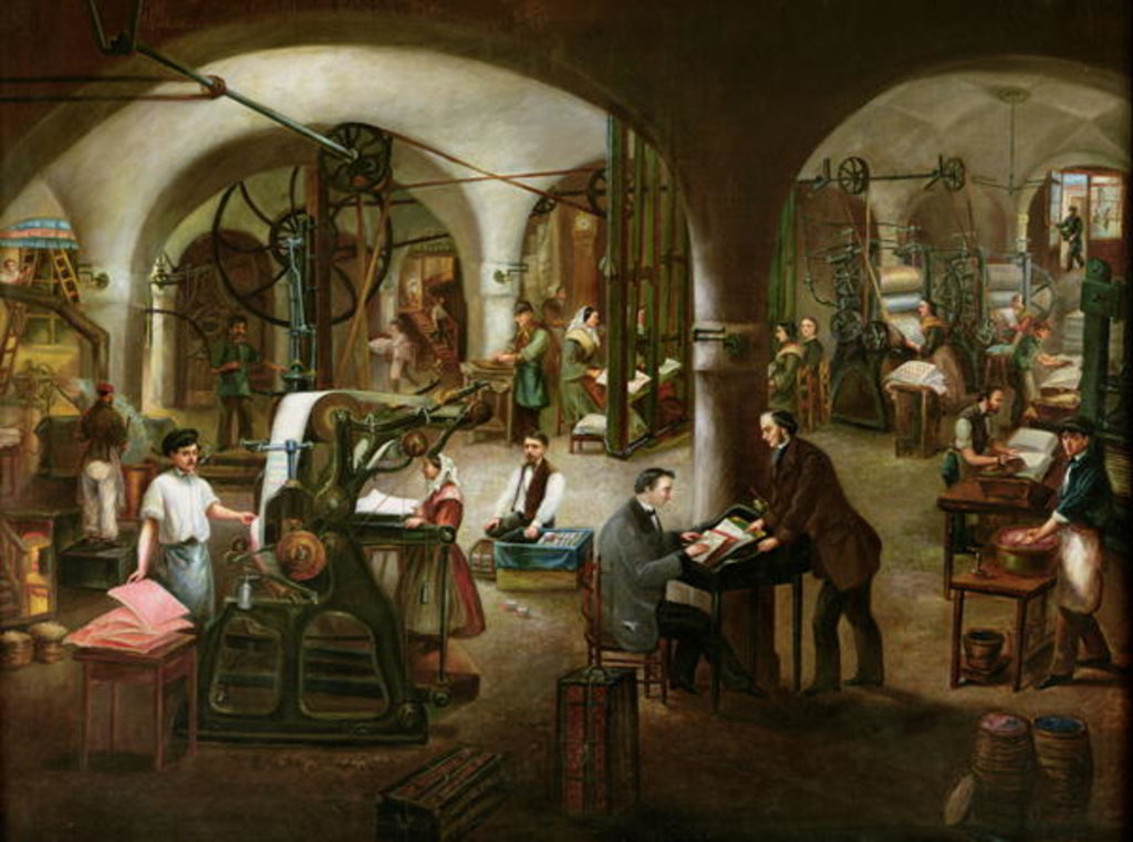 Detail of Factory in the Rue d'Aubagne, 1861 by V. Cornis