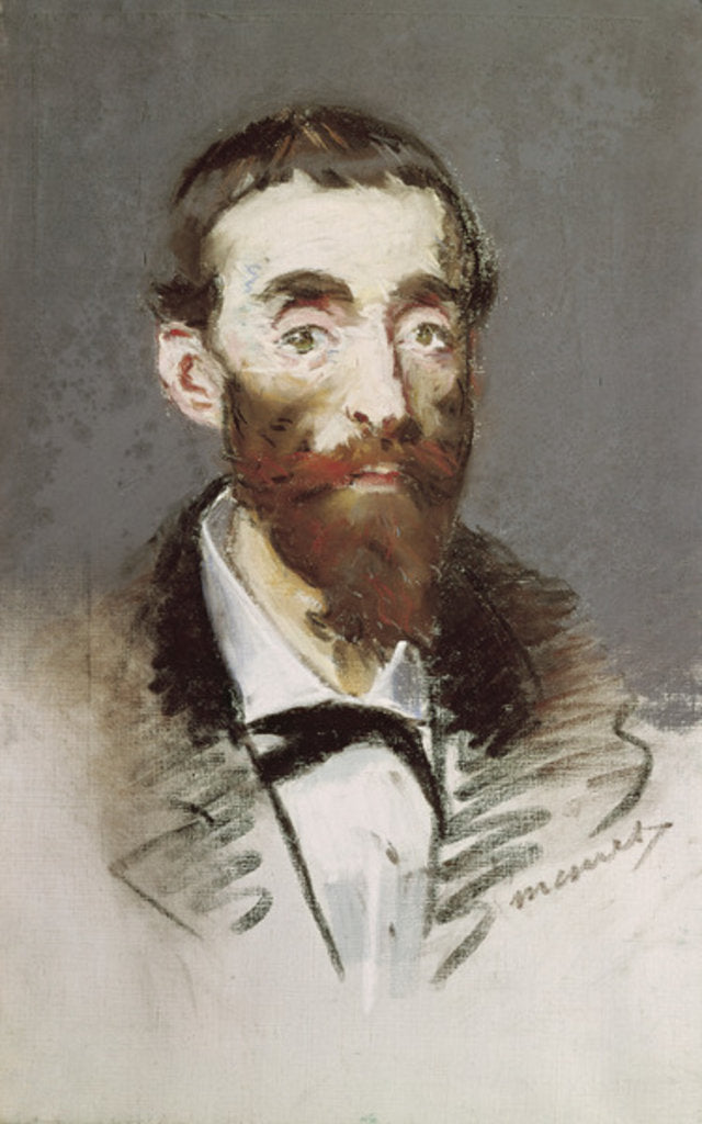 Detail of Ernest Cabaner by Edouard Manet