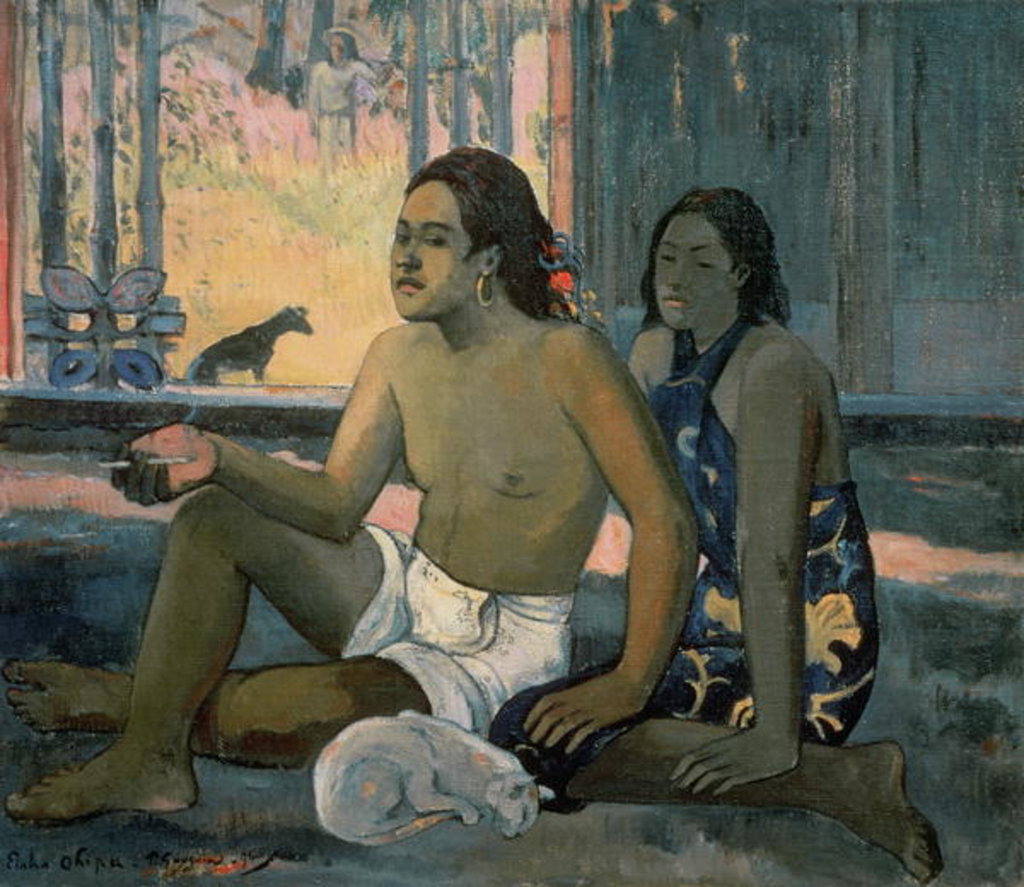 Detail of Eiaha Ohipa or Tahitians in a Room, 1896 by Paul Gauguin