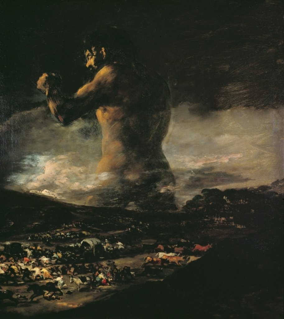 Detail of The Colossus, c.1808 by Francisco Jose de Goya y Lucientes