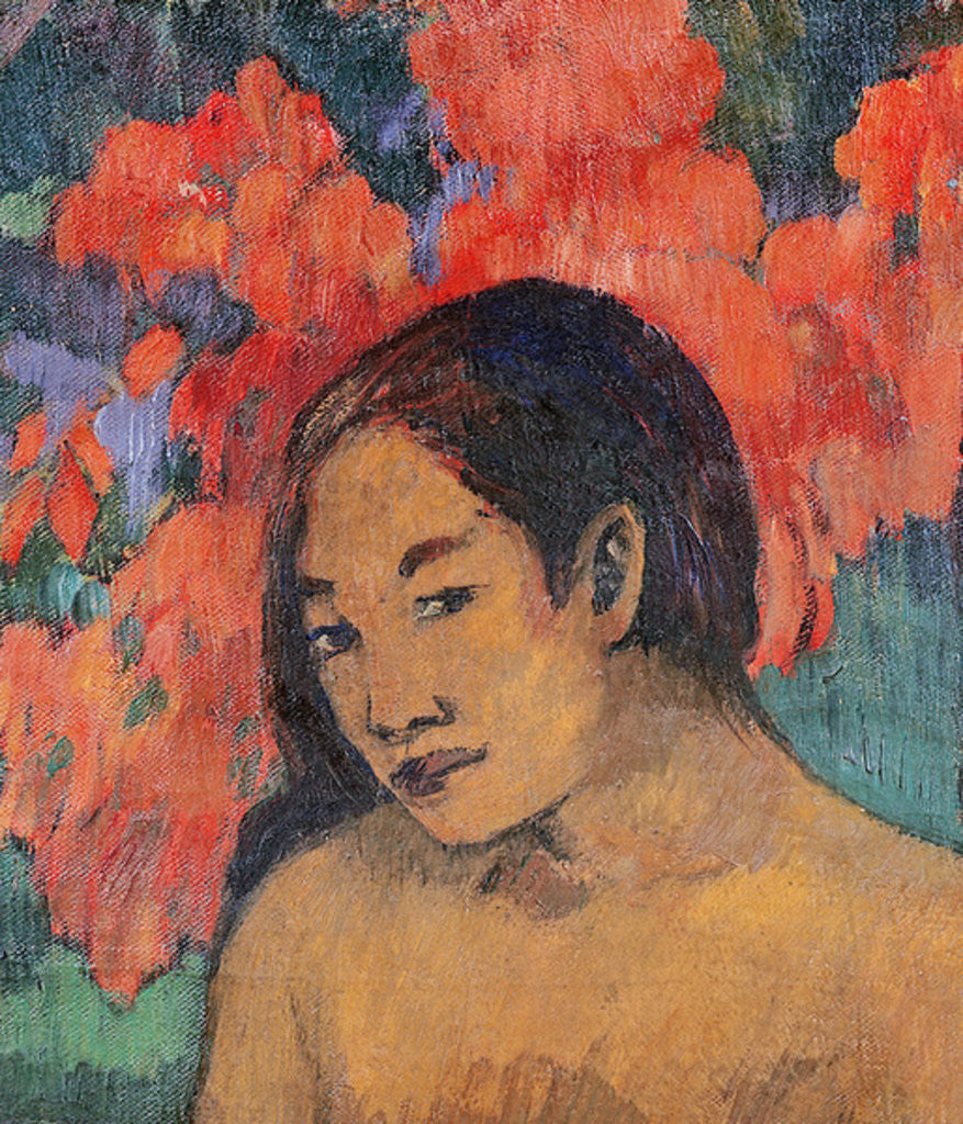 Detail of And the Gold of their Bodies by Paul Gauguin