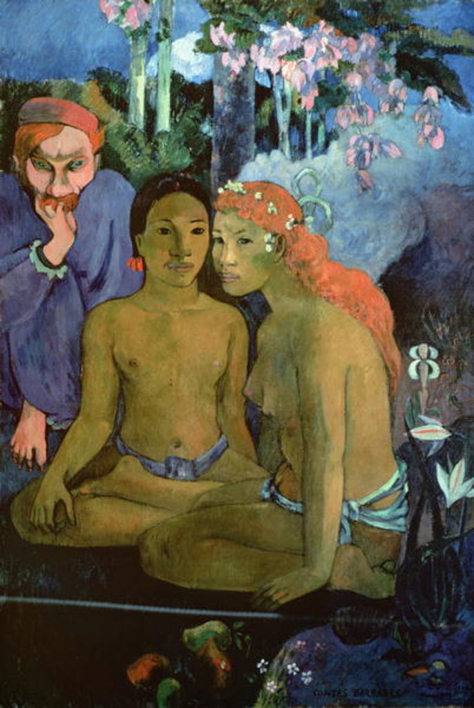 Detail of Contes Barbares, 1902 by Paul Gauguin