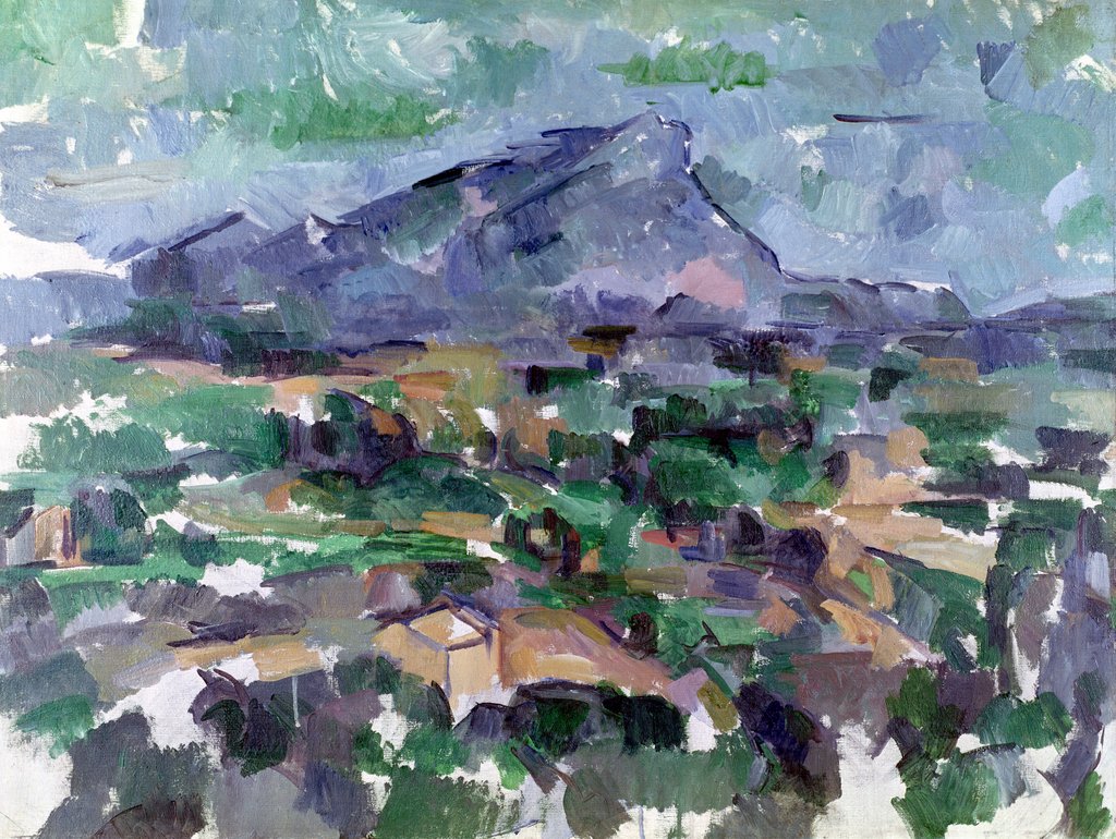 Detail of Mount Sainte-Victoire, 1904-06 by Paul Cezanne