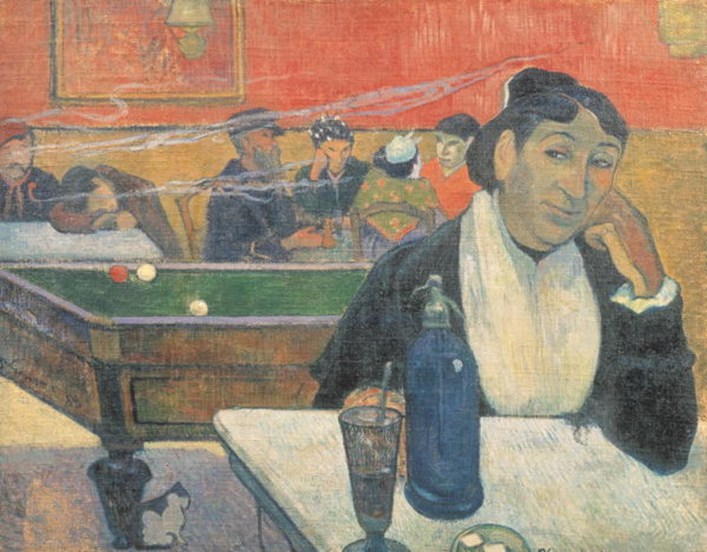 Detail of Cafe at Arles, 1888 by Paul Gauguin