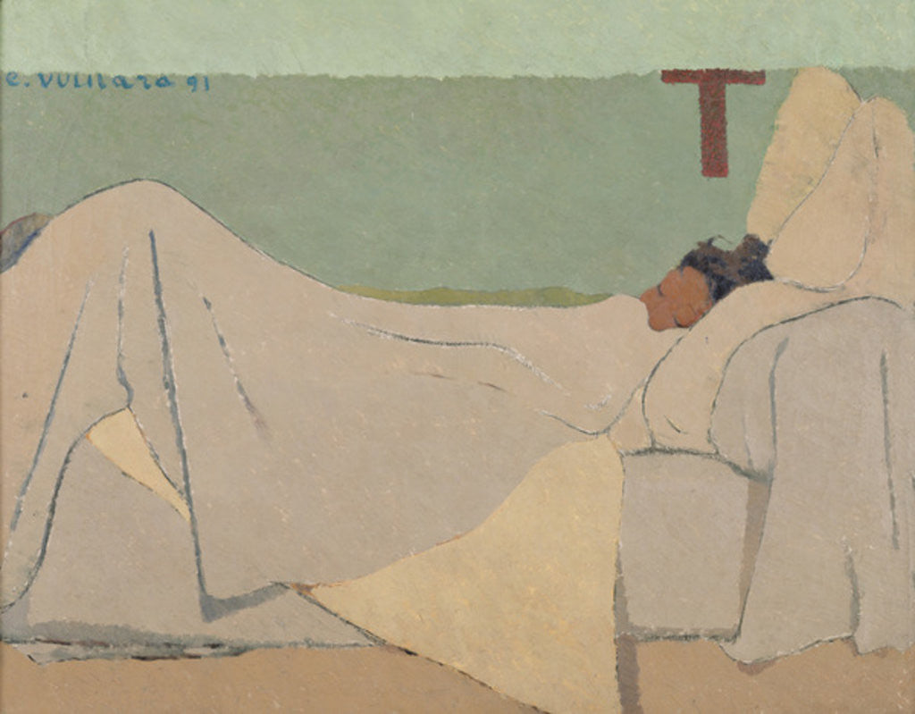 Detail of In Bed, 1891 by Edouard Vuillard