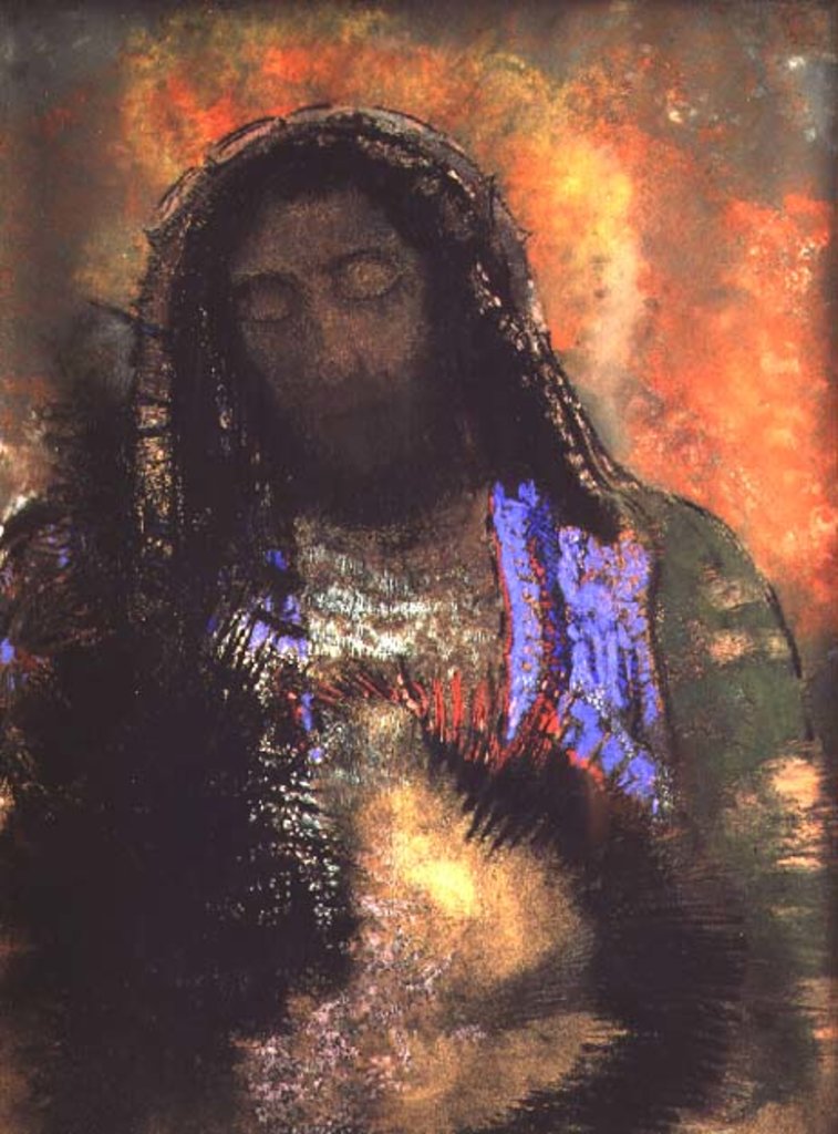 Detail of Sacred Heart, 1910 by Odilon Redon