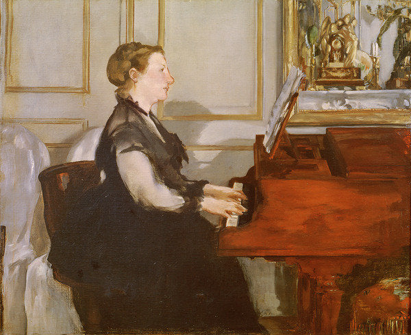 Detail of Madame Manet at the Piano, 1868 by Edouard Manet