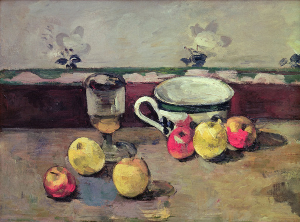 Detail of Still Life, 1875-77 by Paul Cezanne