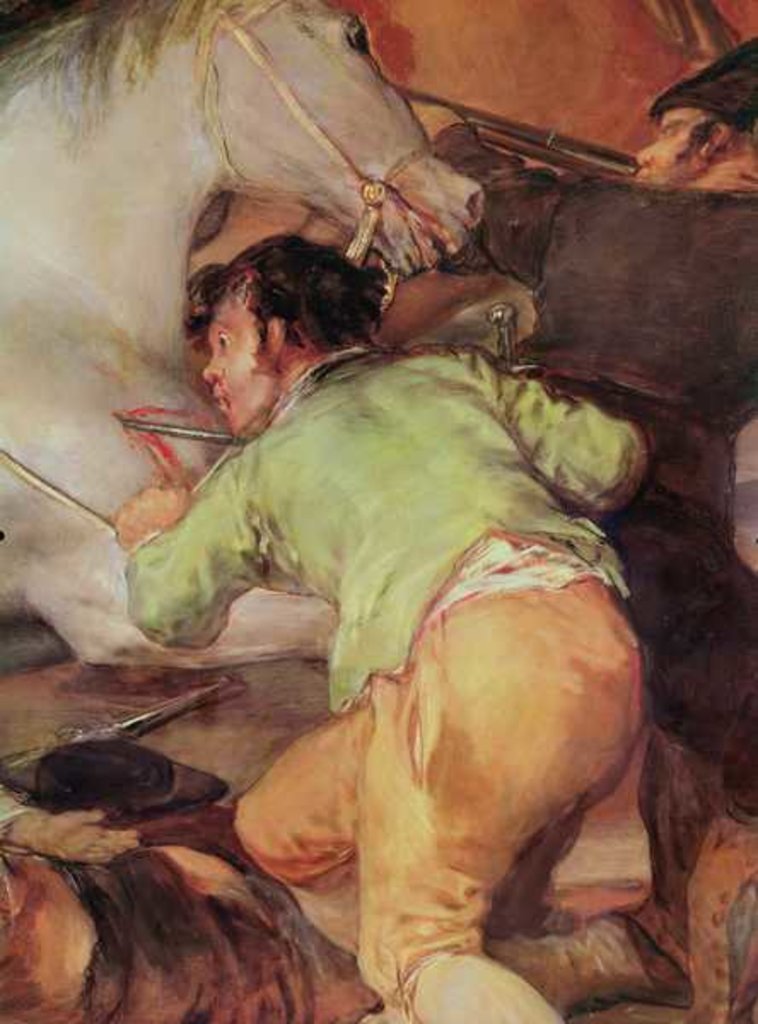 Detail of The 2nd May 1808, Madrid or The Battle of the Mamelukes, 1814 by Francisco Jose de Goya y Lucientes