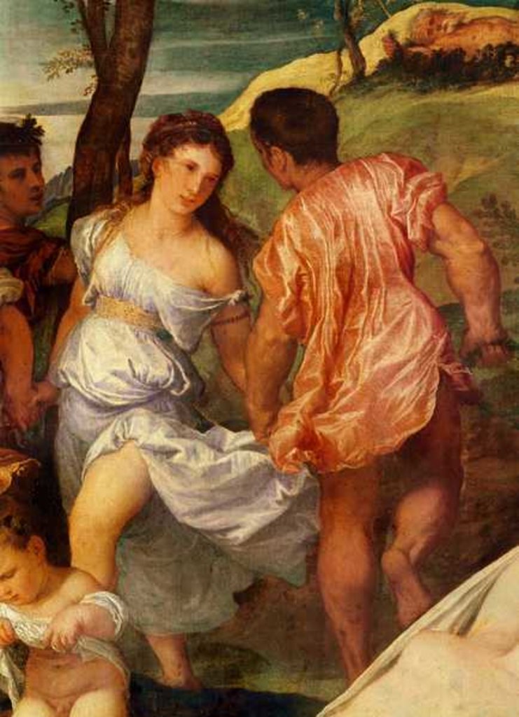 Detail of The Bacchanal by Titian