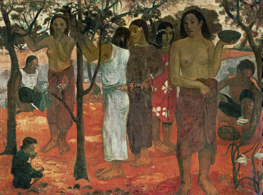 Detail of Nave Nave Mahana, 1896 by Paul Gauguin