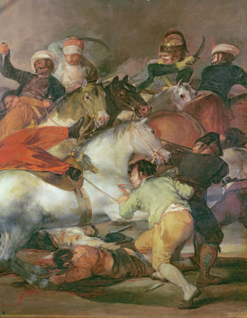 Detail of The 2nd May 1808, Madrid or The Battle of the Mamelukes , 1814 by Francisco Jose de Goya y Lucientes